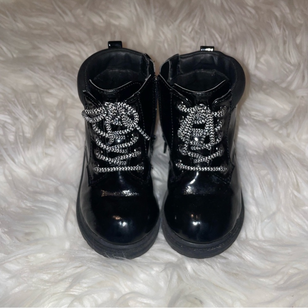 Wonder Nation toddler girl black boots size 6
